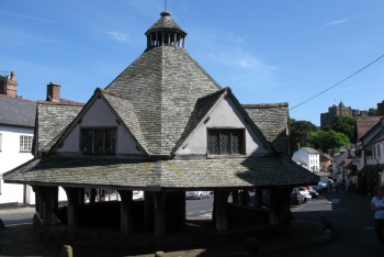Dunster Yarn Market, Butter Cross and Gallox Bridge (English Heritage), Dunster, Exmoor National Park