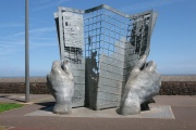 South West Coast Path Start/End Sculpture, Minehead, Exmoor National Park