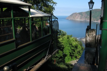 Lynton and Lynmouth Cliff Railway, Lynton, Exmoor National Park