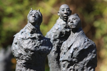Broomhill Sculpture Gardens, Combe Martin, Exmoor National Park