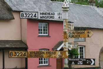 Exe Valley Way, Exford, Exmoor National Park