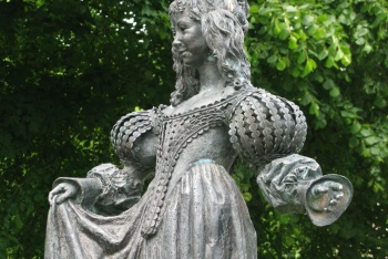 Dulverton Lorna Doone Statue, Dulverton, Exmoor National Park
